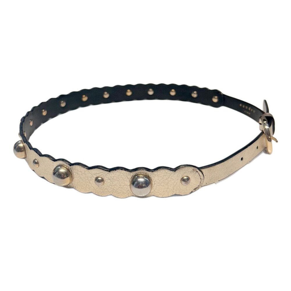 SANDRO Leather belt, size T1 - Picture 2 of 5